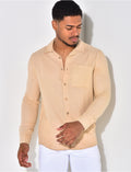 Chemise légère texturée