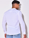 Chemise manche longues à petit col