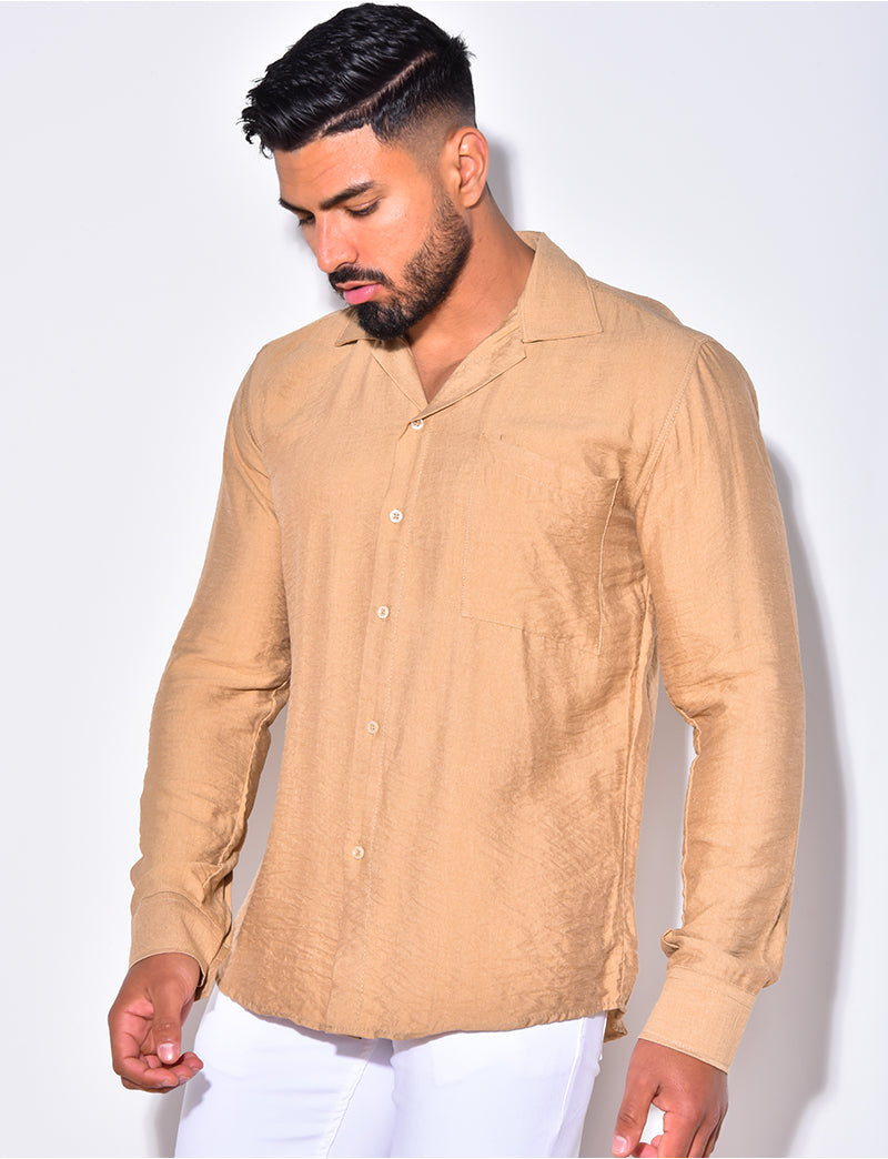 Chemise manche longues avec poche