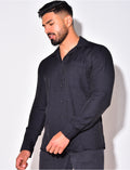 Chemise manche longues avec poche
