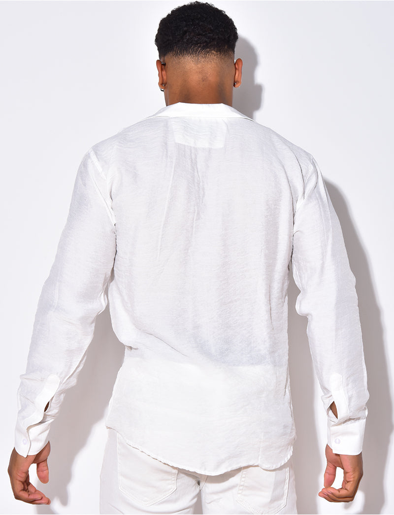 Chemise manche longues avec poches