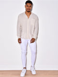 Chemise manche longues avec poches