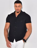 Chemise légère motifs brodés