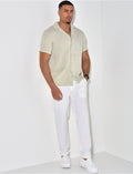 Chemise légère motifs brodés