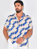 Chemise manches courtes à motifs