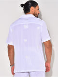 Chemise légère motifs brodés