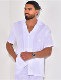 Chemise légère motifs brodés