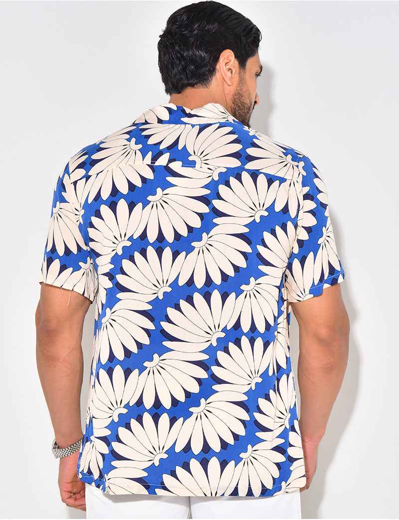 Chemise manches courtes à motifs