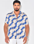 Chemise manches courtes à motifs