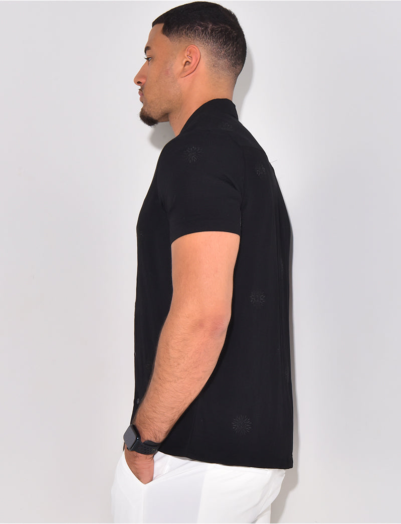 Chemise légère motifs brodés
