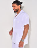 Chemise légère motifs brodés