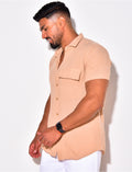 Chemise manches courtes à poches