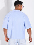 Chemise manches courtes à rayures