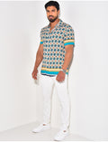 Chemise manches courtes à rayures