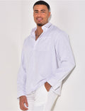 Chemise manches longues à rayures