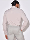 Chemise manches longues à rayures