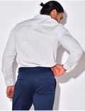 Chemise manches longues à rayures
