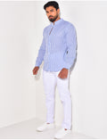 Chemise manches longues à rayures
