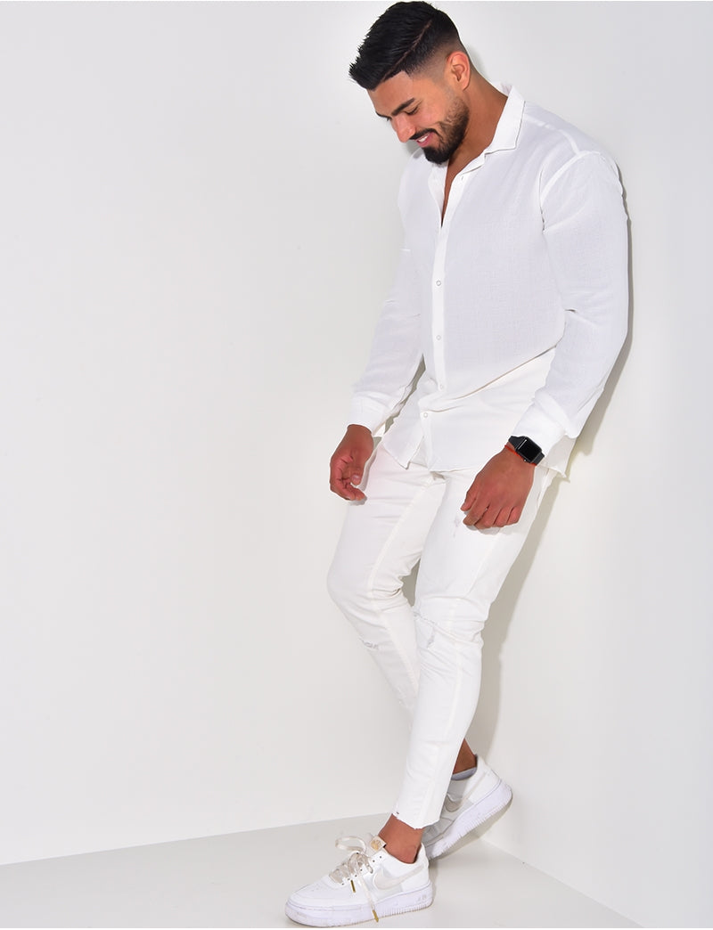 Chemise manches longues basic