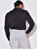 Chemise manches longues col rond