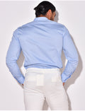 Chemise manches longues col rond