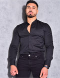 Chemise manches longues col rond
