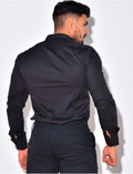 Chemise manches longues col rond