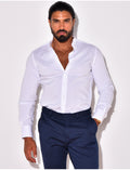 Chemise manches longues col rond