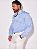 Chemise manches longues col rond