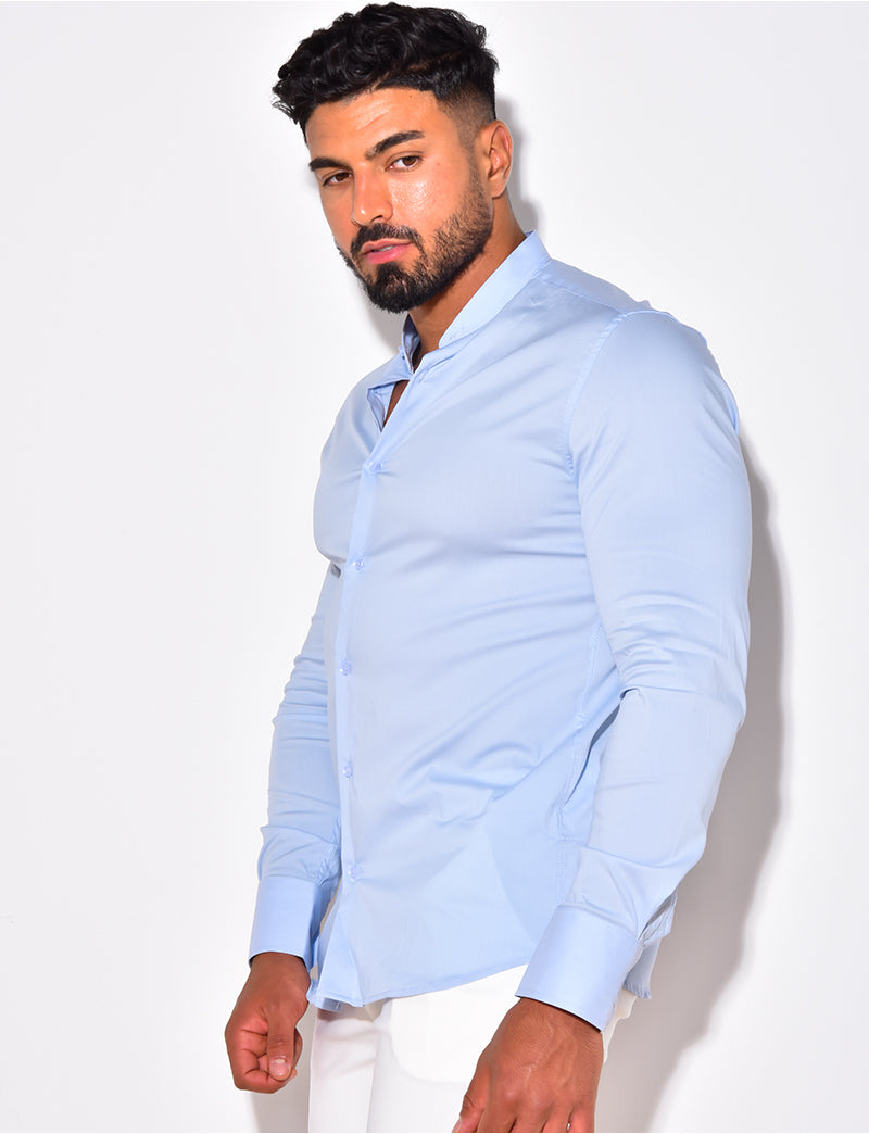 Chemise manches longues col rond