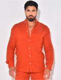 Chemise manches longues en coton