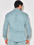 Chemise manches longues en coton