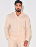 Chemise manches longues en coton