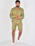Chemise manches longues en coton