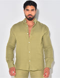 Chemise manches longues en coton