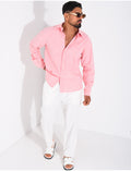 Chemise manches longues en lin