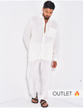 Chemise manches longues en lin