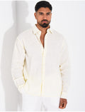 Chemise manches longues en lin