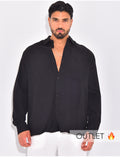 Chemise manches longues en lin