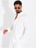 Chemise manches longues en lin