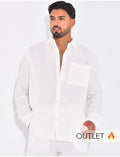 Chemise manches longues en lin