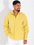 Chemise manches longues en lin