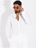 Chemise manches longues en lin