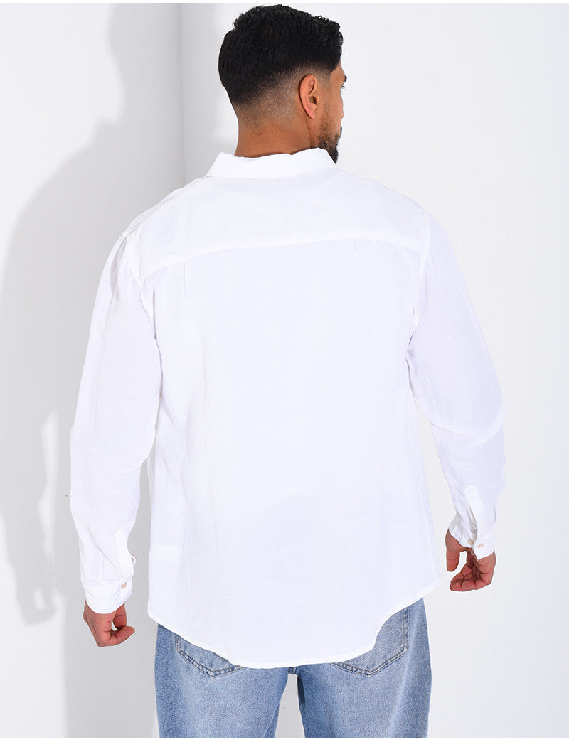 Chemise manches longues