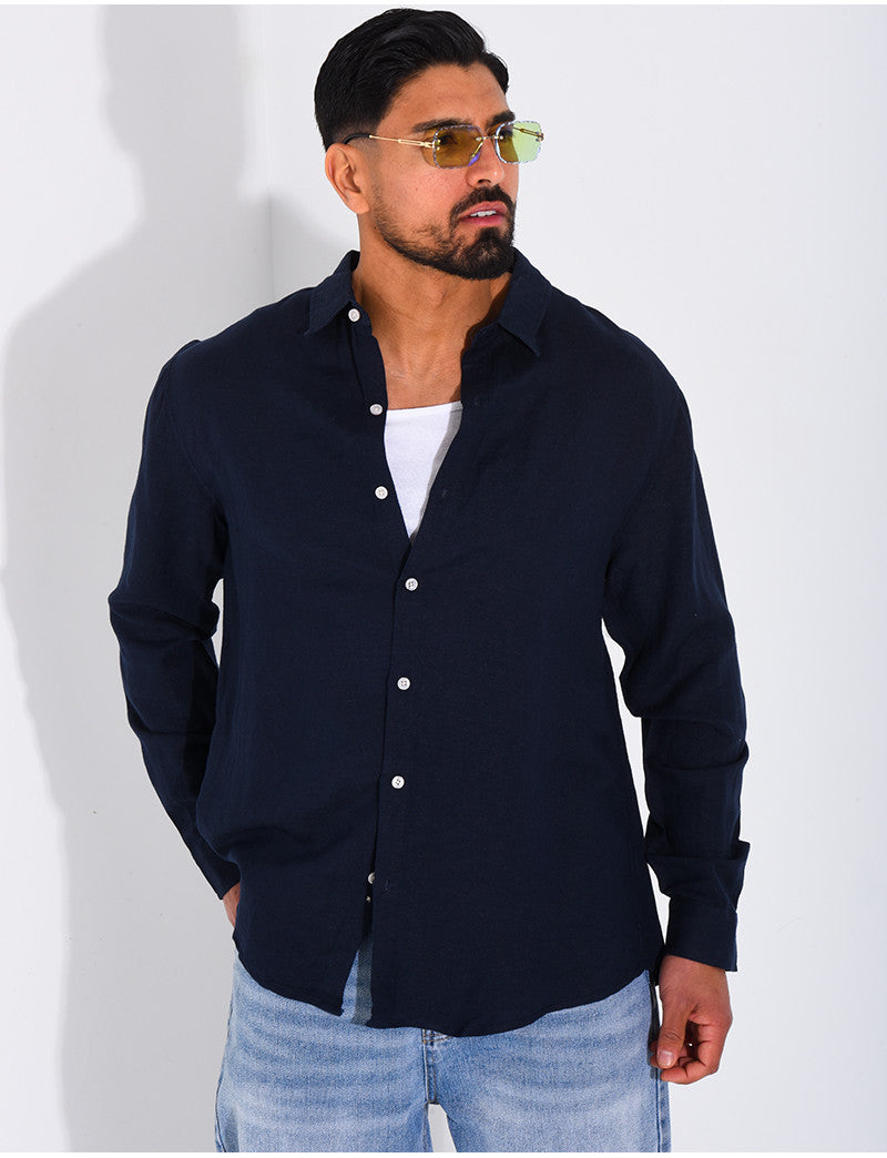 Chemise manches longues