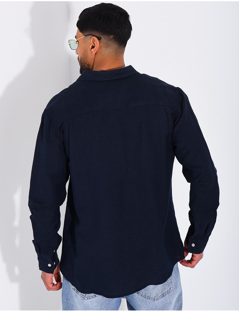 Chemise manches longues