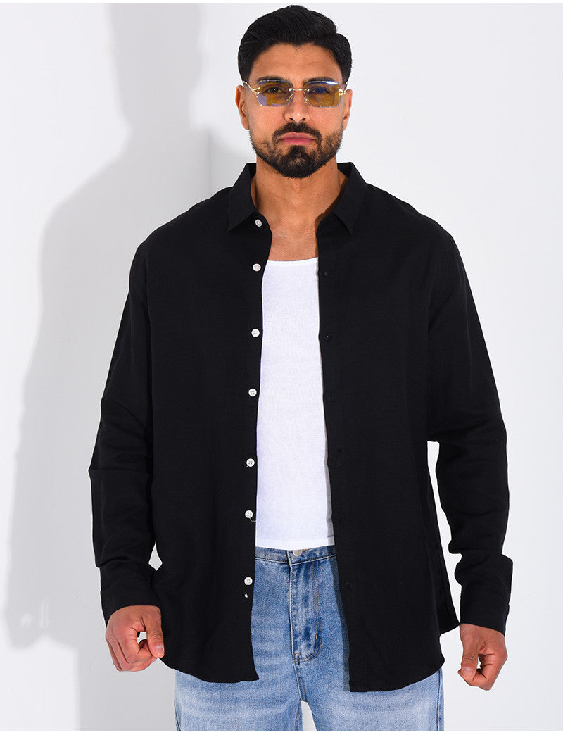 Chemise manches longues