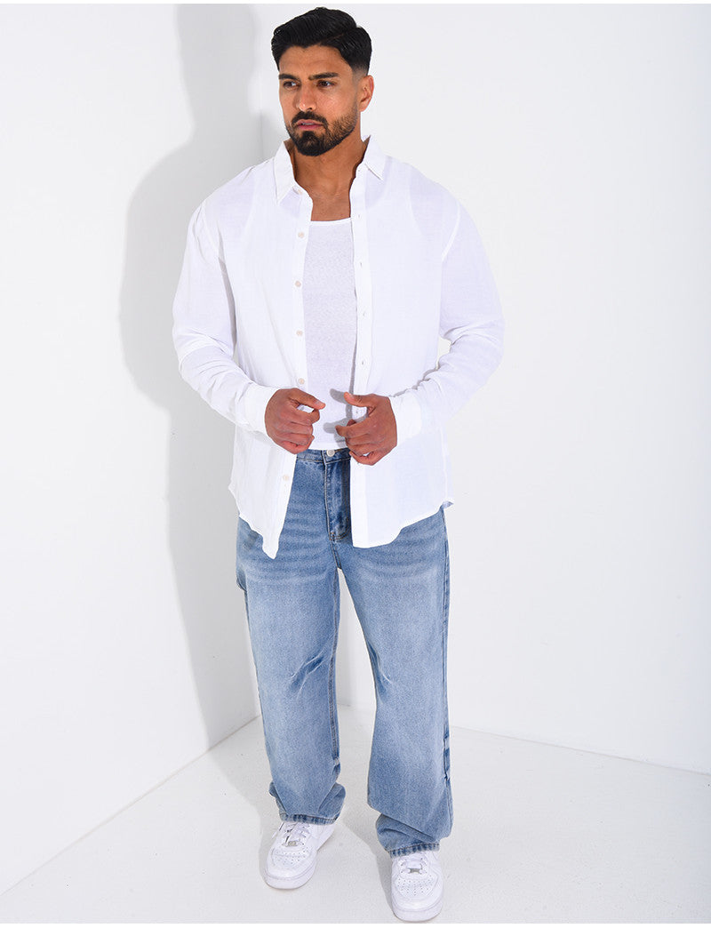 Chemise manches longues