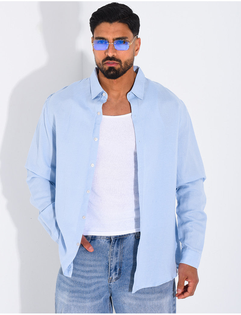 Chemise manches longues
