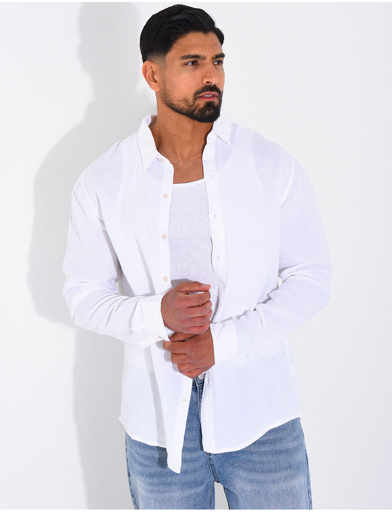Chemise manches longues